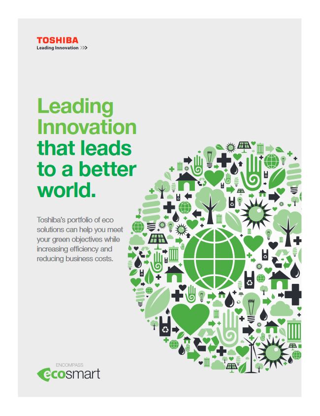 Encompass, Ecosmart, Toshiba, Batesville Typewriter