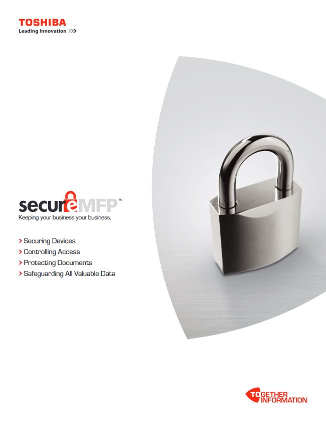 Secure Mfp, security, MPS, MDS, Toshiba, Batesville Typewriter